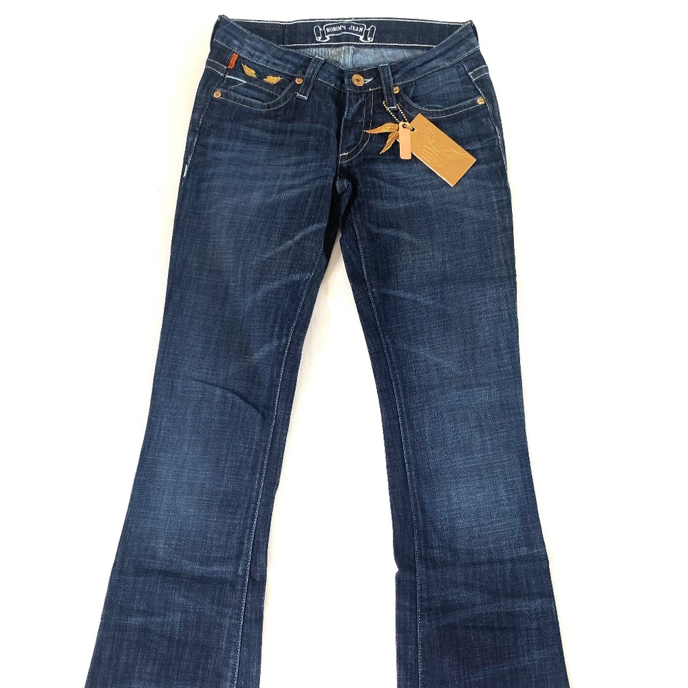 Robins Jeans Los Angeles - GARBOT Gold Embroidery 30" MSRP $350 -90% OFF - NWT